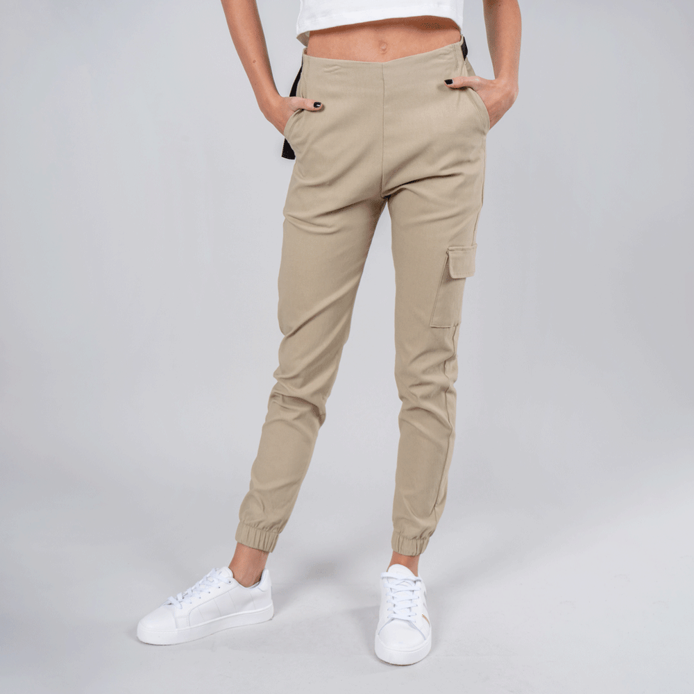 Pantalon Jogger Medio Unicolor Habano Ref 309lhissa ur 00 Bloom