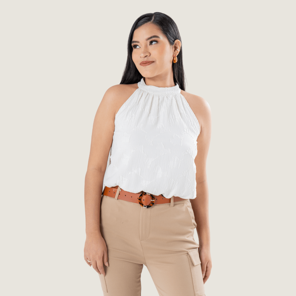 Blusas top manga cero